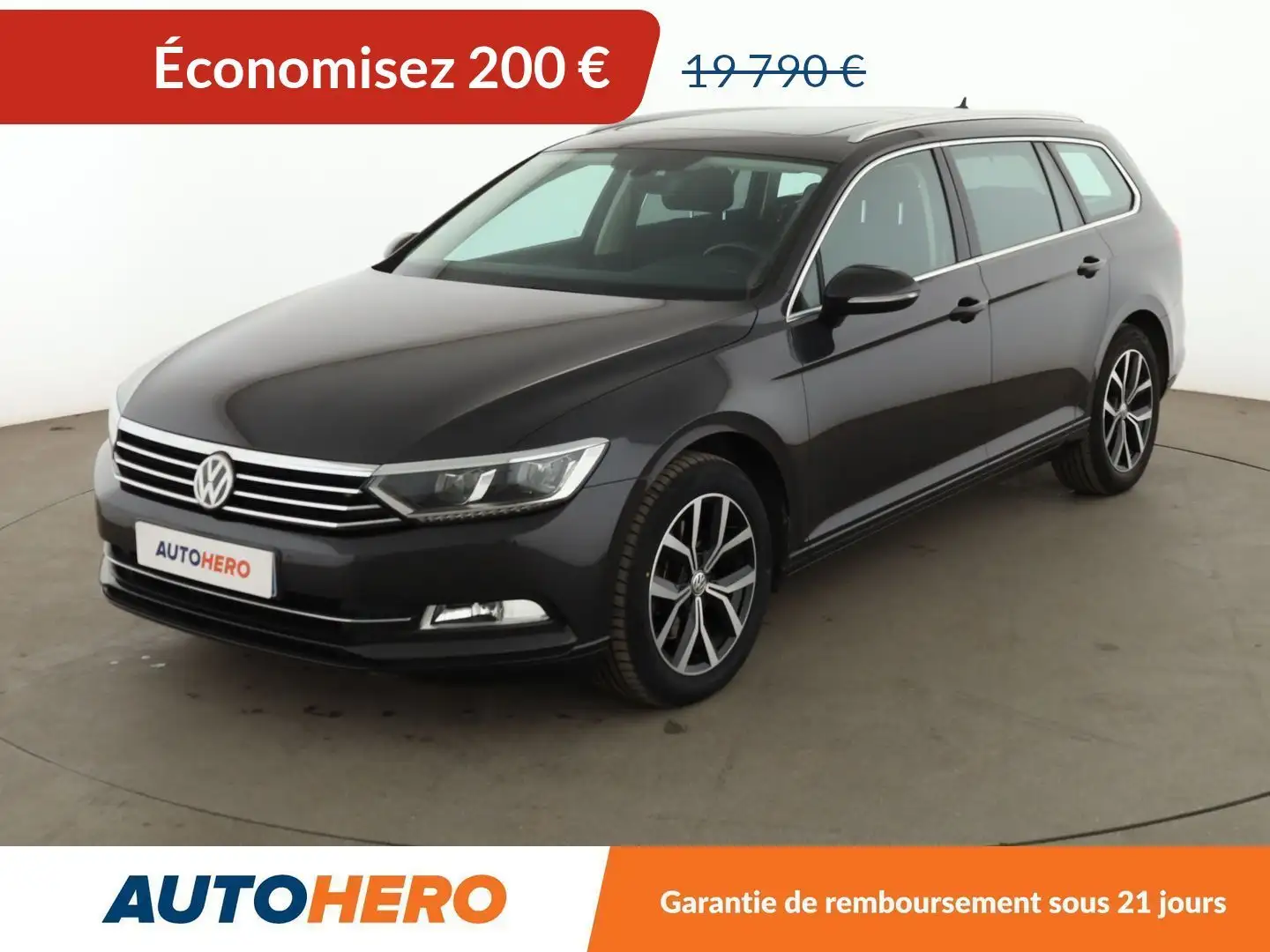 Volkswagen Passat SW 2.0 TDI BlueMotion Tech Connect DSG7 Noir - 1