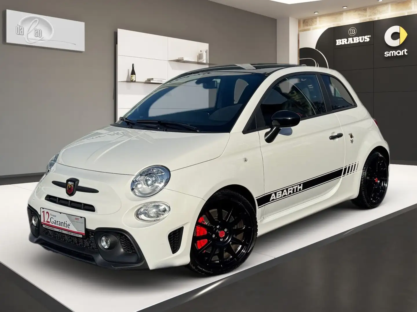 Abarth 595 esseesse Sabelt Carbon Sitze Beats Brembo Weiß - 1