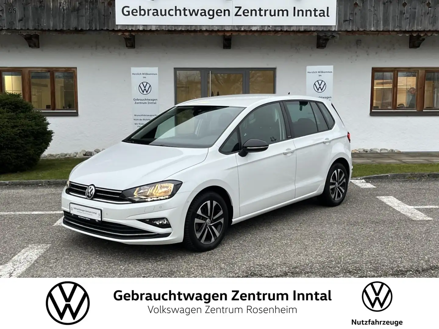 Volkswagen Golf Sportsvan 1,0 TSI IQ.Drive (Navi+ACC+Sitzhzg.) Klima Navi Weiß - 1