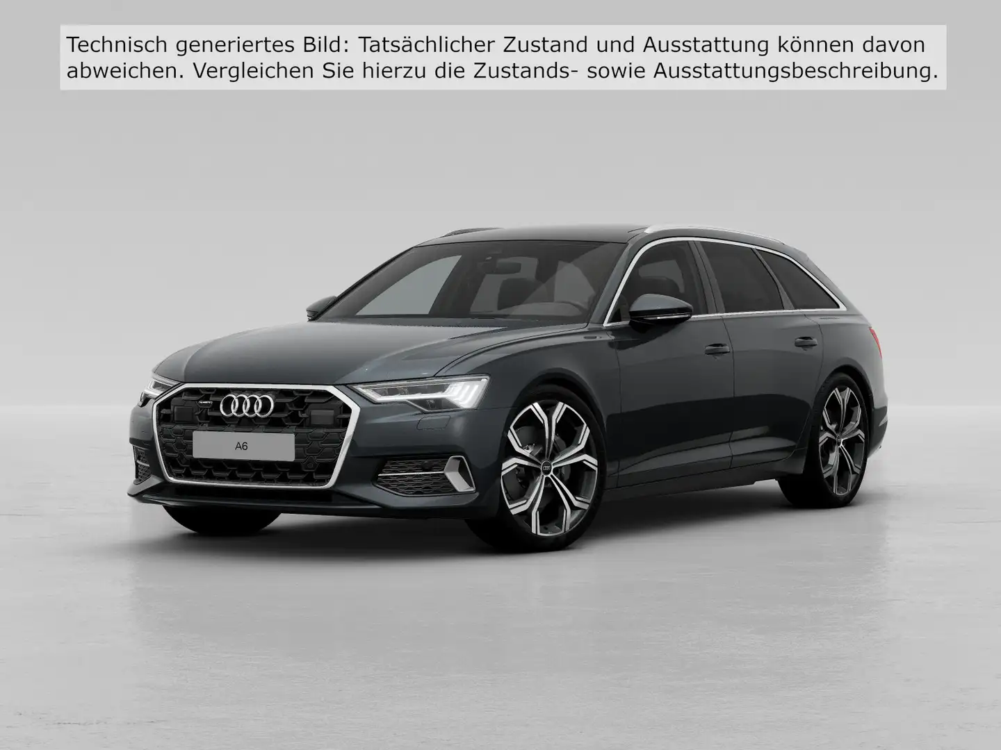 Audi A6 50 TDI qu S-Line 21 AHK LEDER PANO Grau - 2