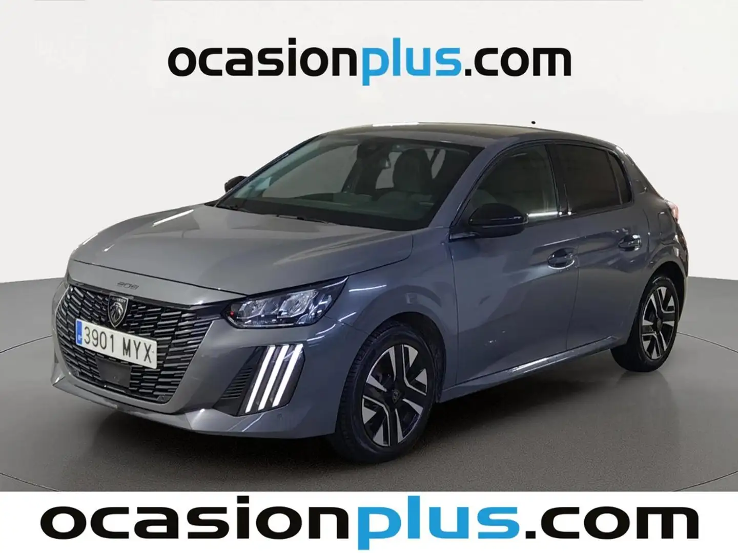 Peugeot 208 1.2 Puretech S&S Allure 100 Gris - 1