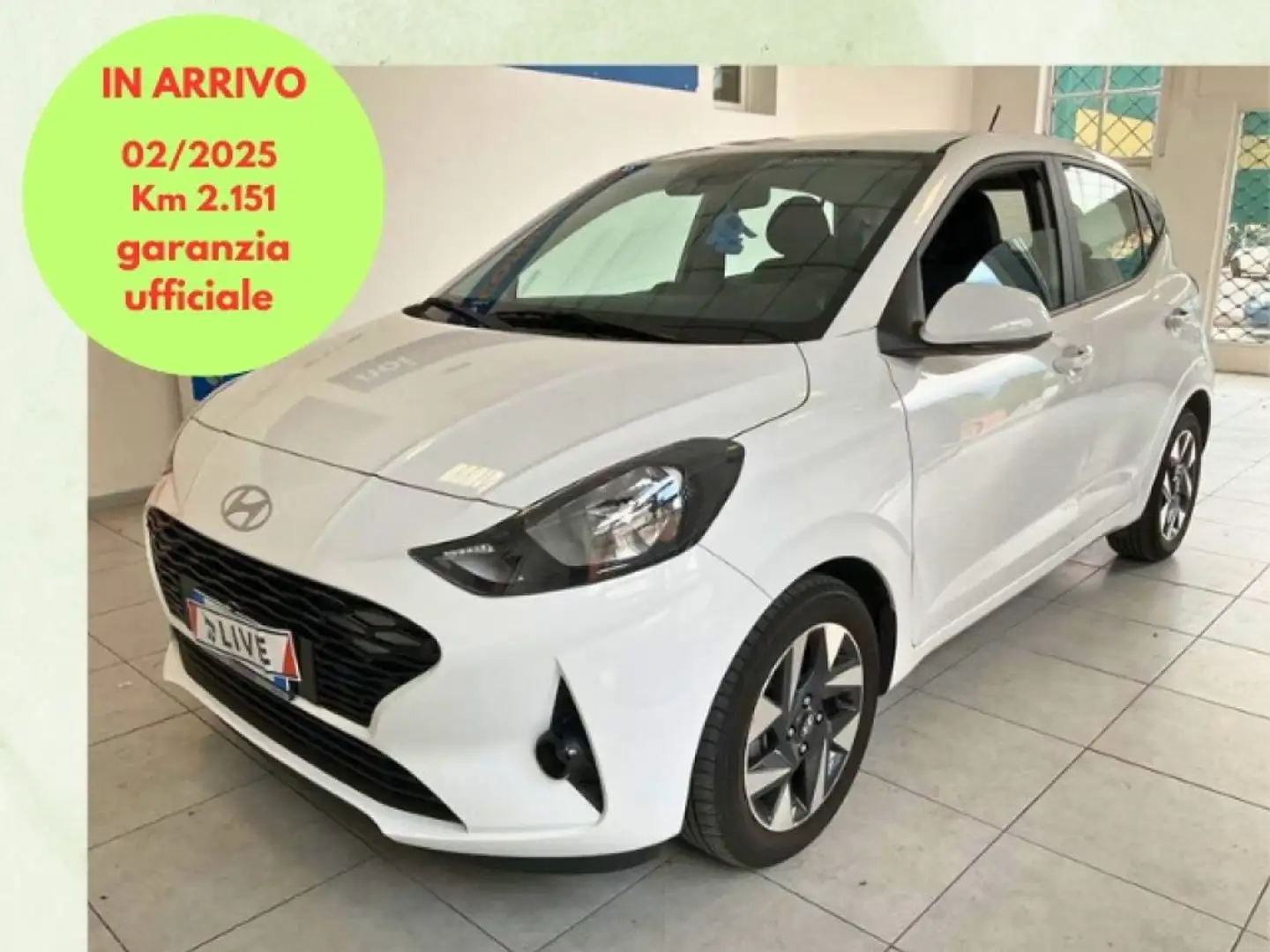 Hyundai i10 1.0 MPI AT Connectline 5P 63 CV Bianco - 1