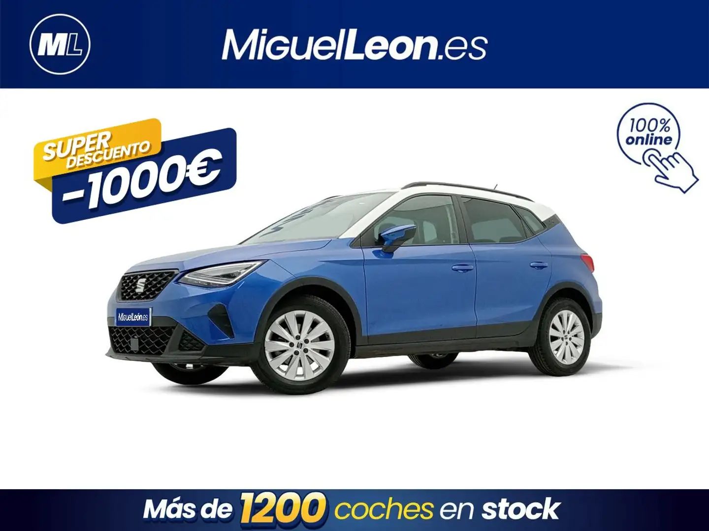 SEAT Arona 1.0 TSI S&S Style 110 Bleu - 1