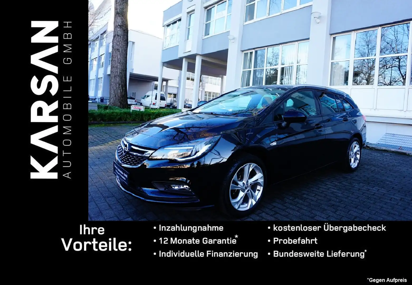 Opel Astra ON Start/Stop/2XPDC/SHZ/R.KAMERA/KLIMA/LED Schwarz - 1