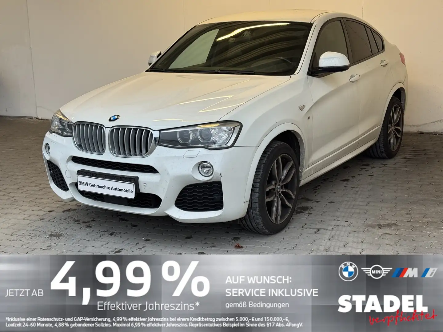 BMW X4 xDrive30d M Sport NaviProf.Xenon.DriveAs+.HuD Blanc - 1