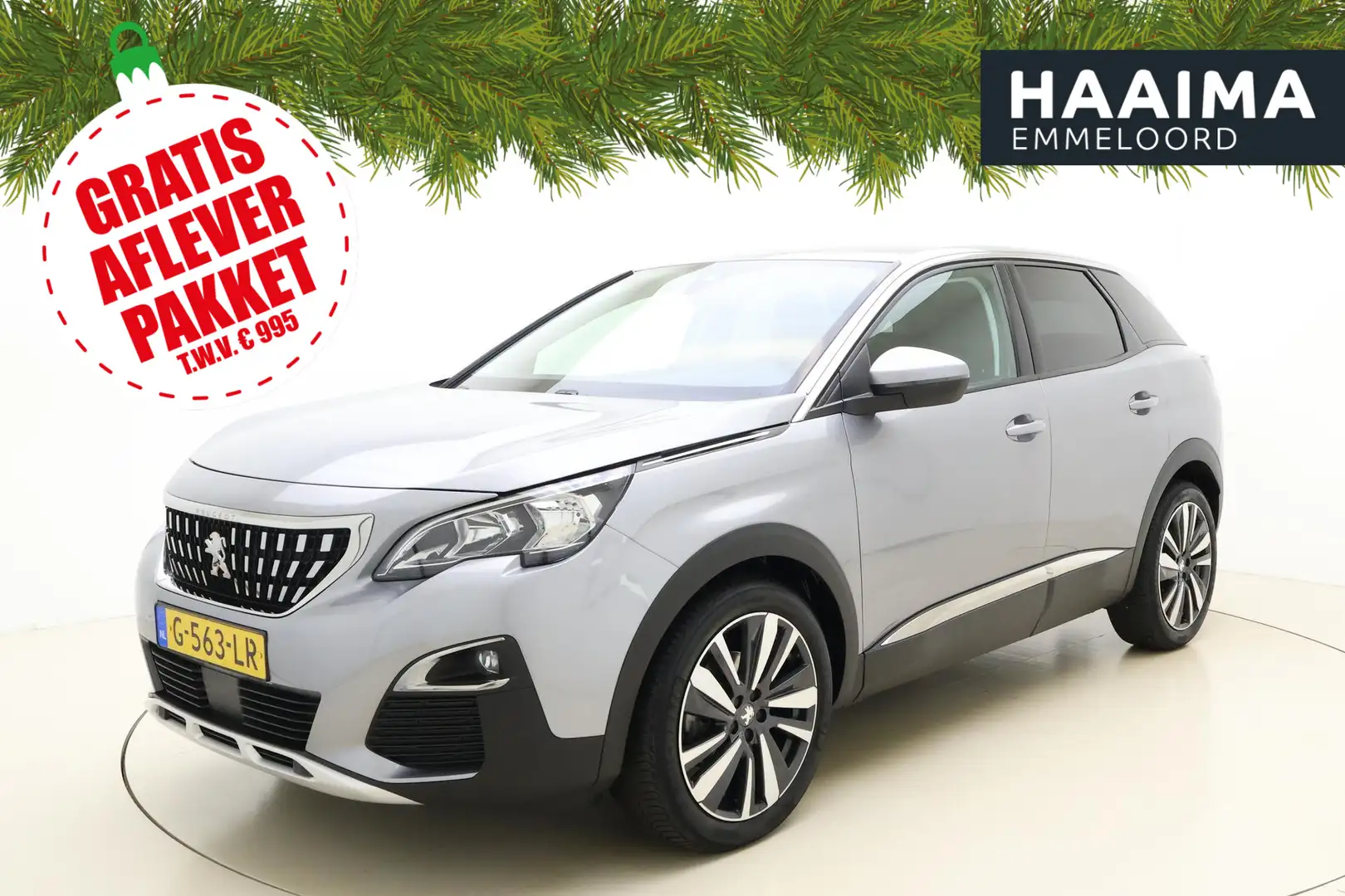 Peugeot 3008 1.2 PureTech Blue Lease Premium | Trekhaak | Elekt Gris - 1