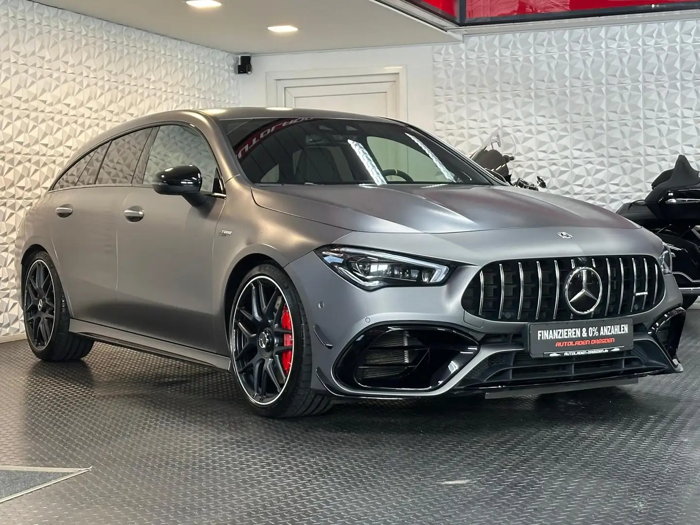 Mercedes-Benz CLA 45 AMG CLA45 SB S AMG 4M+ NIGHT#HUD#360CAM#SPUR#BURMES Серый - 2