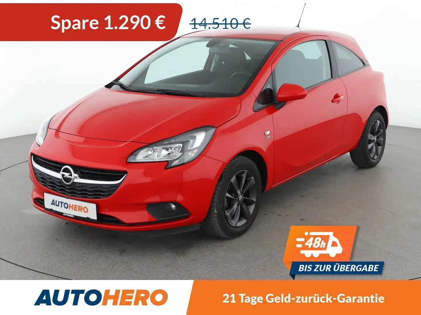 Opel Corsa 1.4 120 Jahre Aut.*TEMPO*PDC*CAM*SHZ*KLIMA* Rot - 1