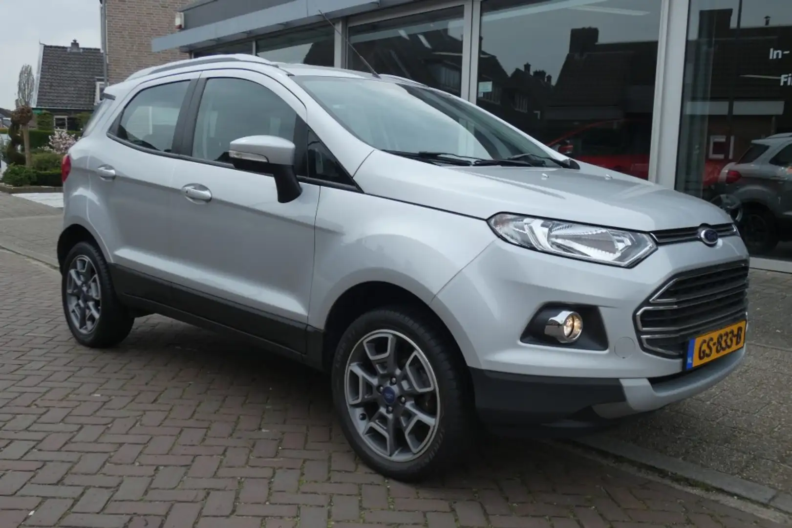 Ford EcoSport 1.0 EcoBoost   TITANIUM *  LEDER * AIRCO * KEYLESS Grijs - 1