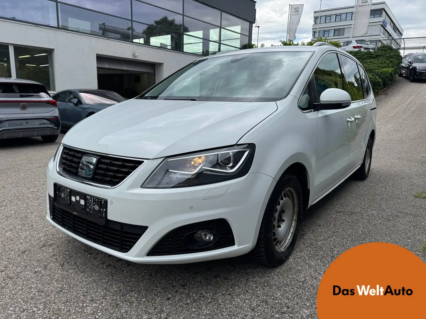 SEAT Alhambra Executive TDI DSG Blanc - 1