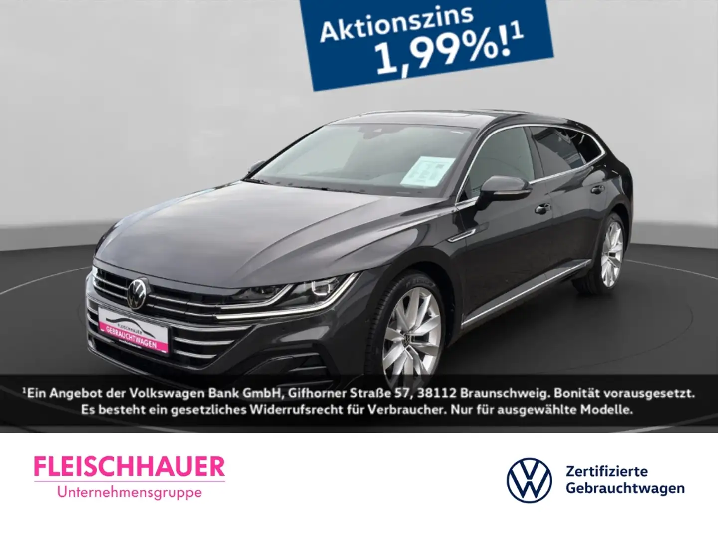 Volkswagen Arteon Shooting Brake R-Line eHybrid 1.4 TSI+AHK Grau - 1