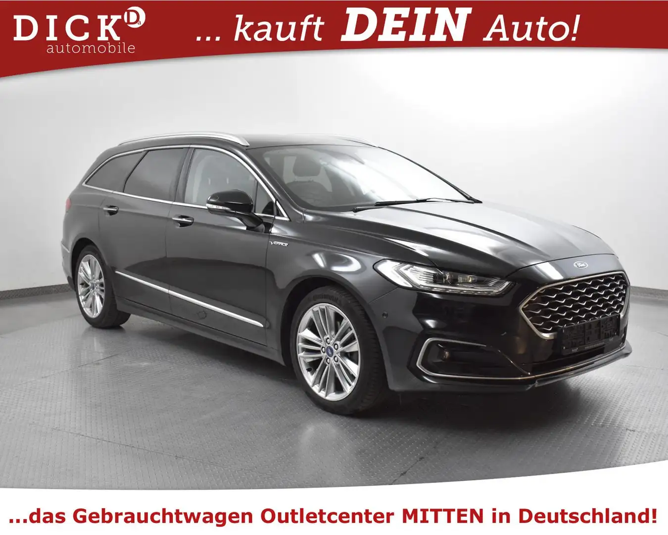 Ford Mondeo T 2.0d Aut. Vignale MEMO+KAM+AHK+ACC+18" Noir - 1