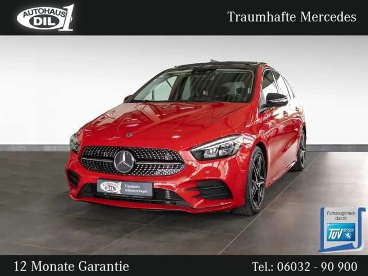 Mercedes-Benz B 200 7G-DCT *PANORAMA*R-KAMERA*AMG-LINE* Rot - 2