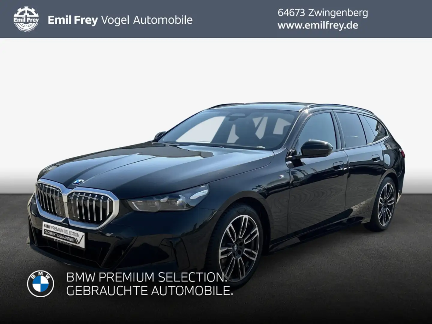BMW 520 d Touring Aut. M-Sportpaket Schwarz - 1