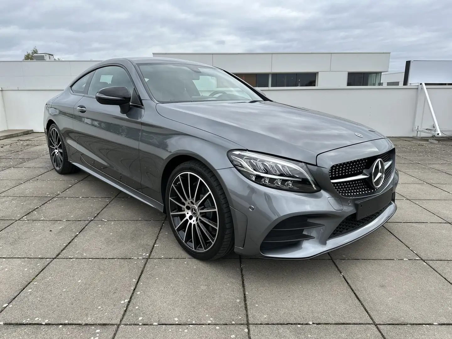 Mercedes-Benz C 180 COUPE AMG/PARKEERPAK/9G TRON/VERWARM ZETELS Gris - 1