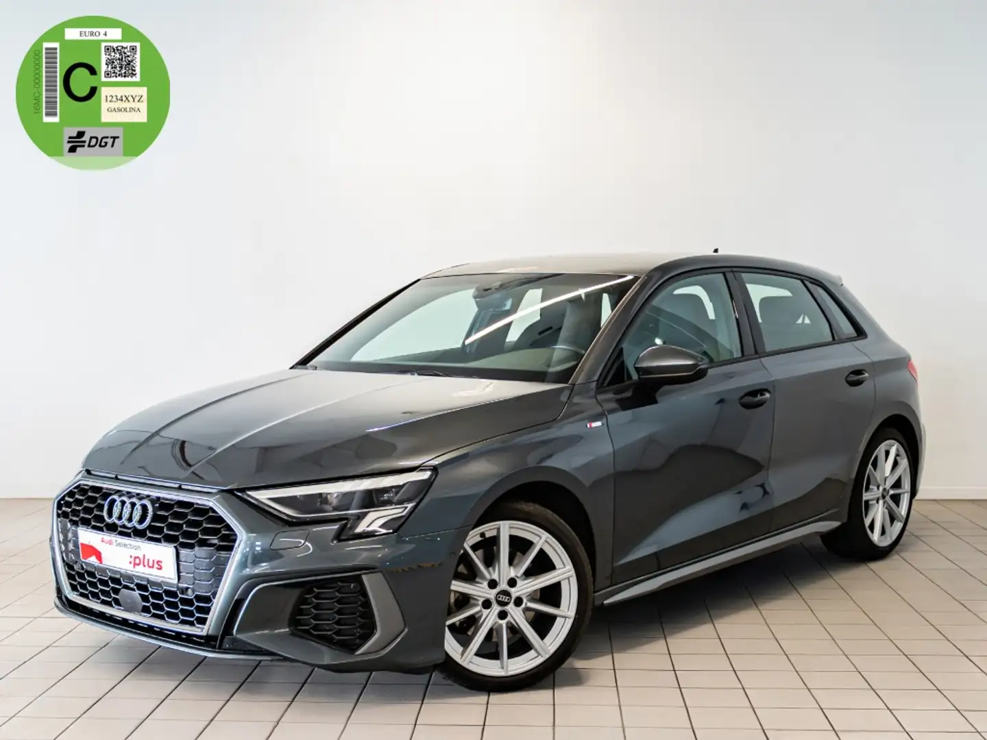 Audi A3 Sportback 35 TFSI Genuine Gris - 2