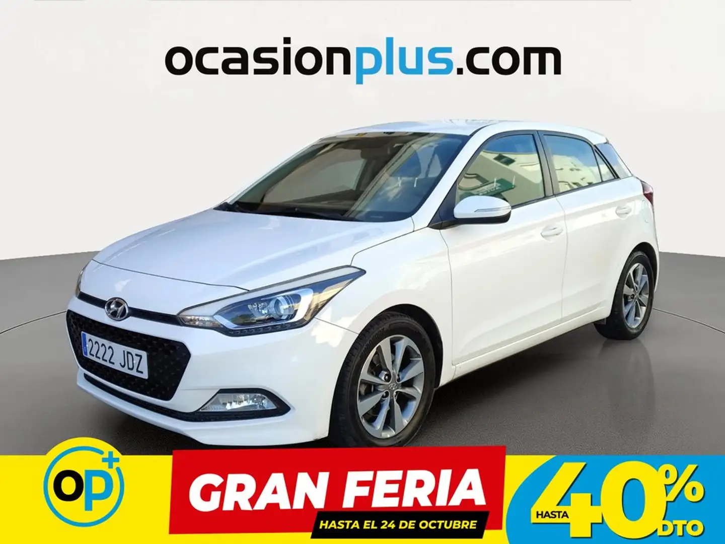 Hyundai i20 1.4CRDI Tecno Blanco - 1