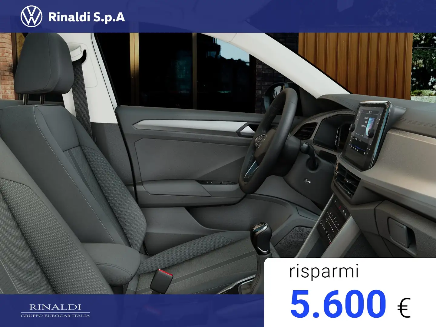 Volkswagen T-Roc 1.5 tsi sport Bianco - 2