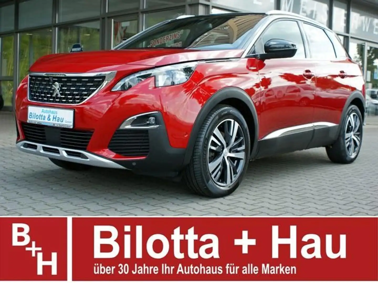 Peugeot 3008 1.2 PureTech 130 Allure GT-Line !LED+Navi! Rot - 1