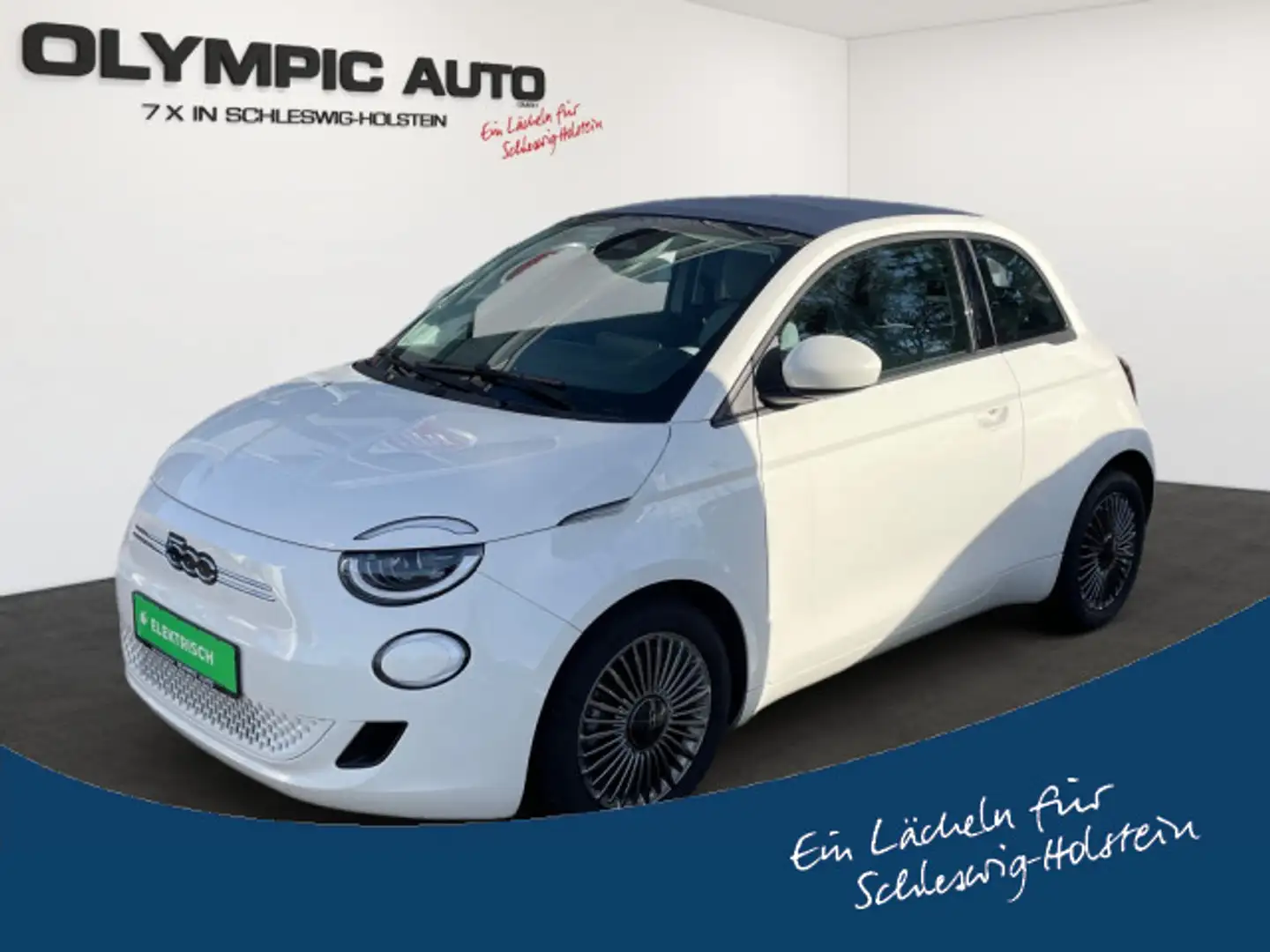 Fiat 500e Cabrio 42kWh Icon DAB CARPLAY SITZHZG NAVI Weiß - 1