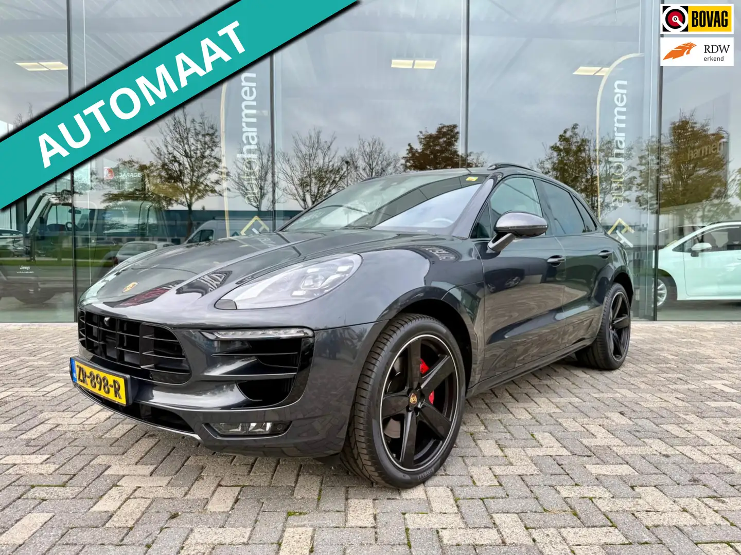 Porsche Macan 3.6 Turbo 403pk Chrono, Sportuitlaat, CarPlay, Luc Grau - 1