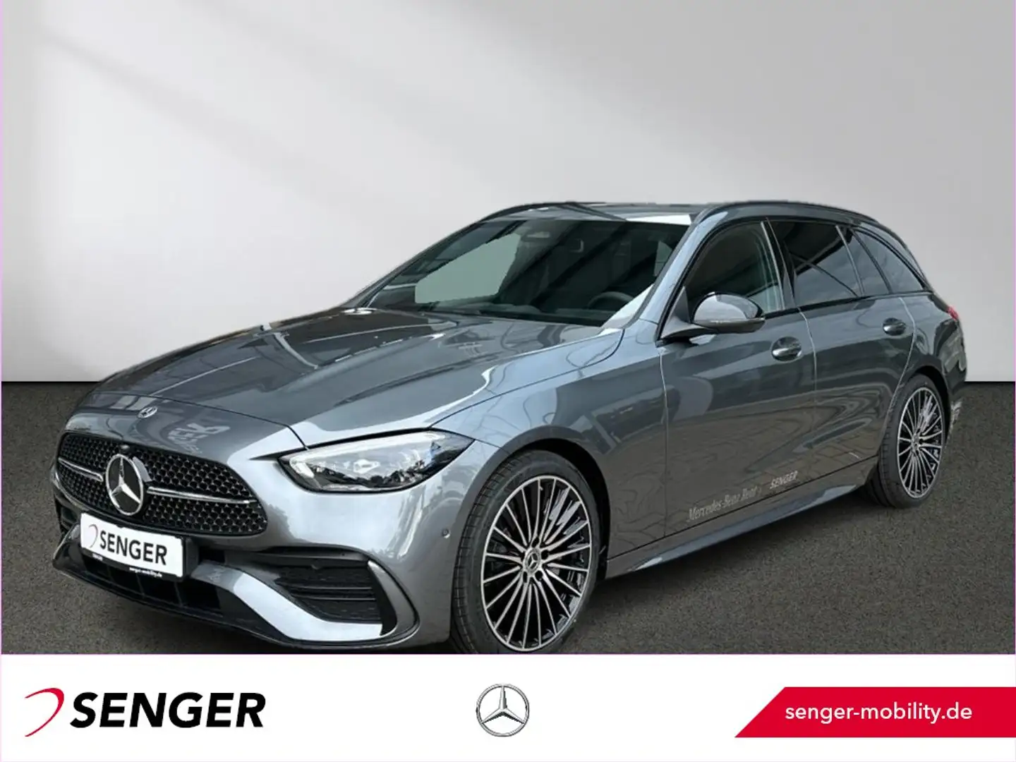 Mercedes-Benz C 180 T AMG DigitalLight Kamera Ambiente AHK Grau - 1