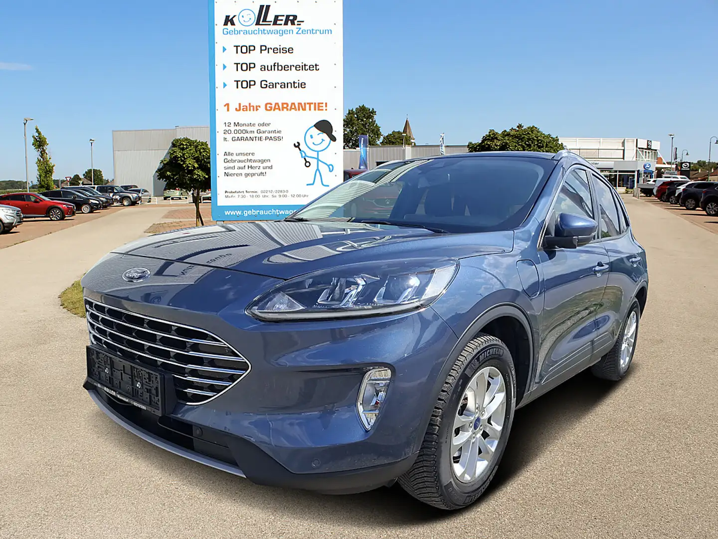 Ford Kuga 2,5 Duratec PHEV Titanium Aut. Blau - 1