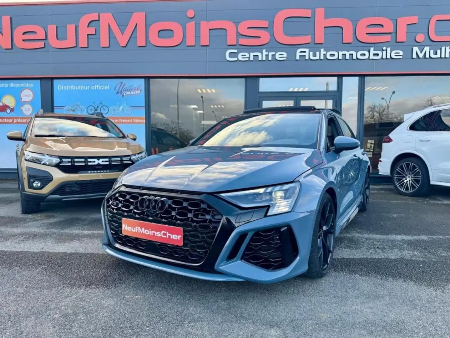 Audi RS3 2.5 TFSI 400cv S-tronic MALUS INCLUS + Toit panoramique + Matrix LED Gris - 2