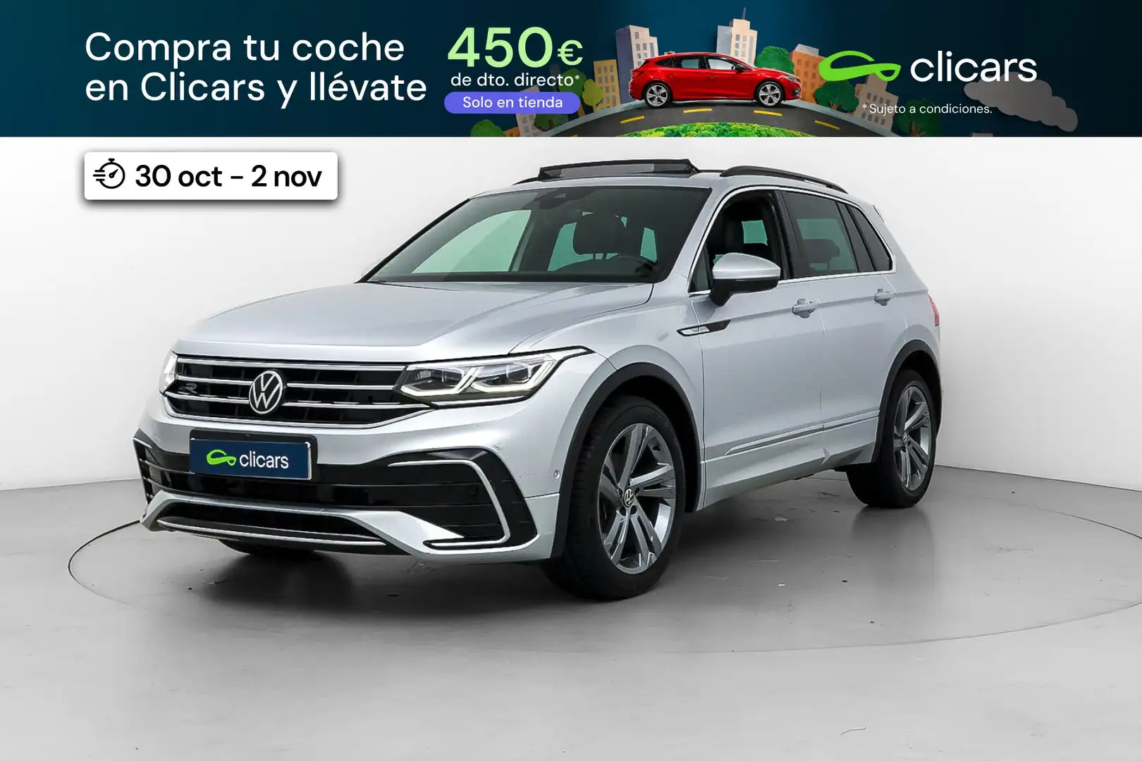 Volkswagen Tiguan 2.0TDI R-Line DSG 110kW Plateado - 1