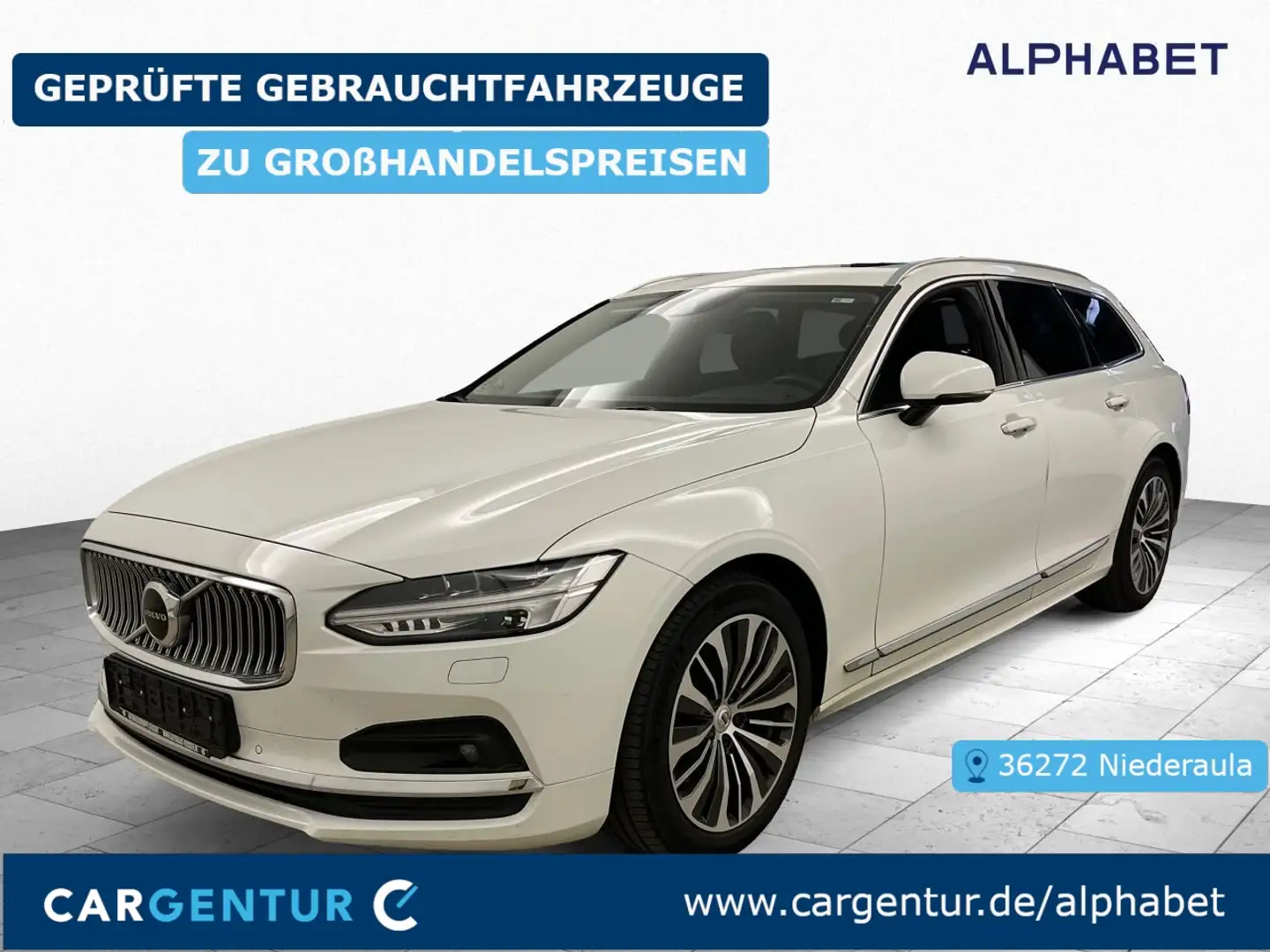 Volvo V90 V 90 D4 Inscription AHK S-Dach StHz ACC LED Weiß - 1