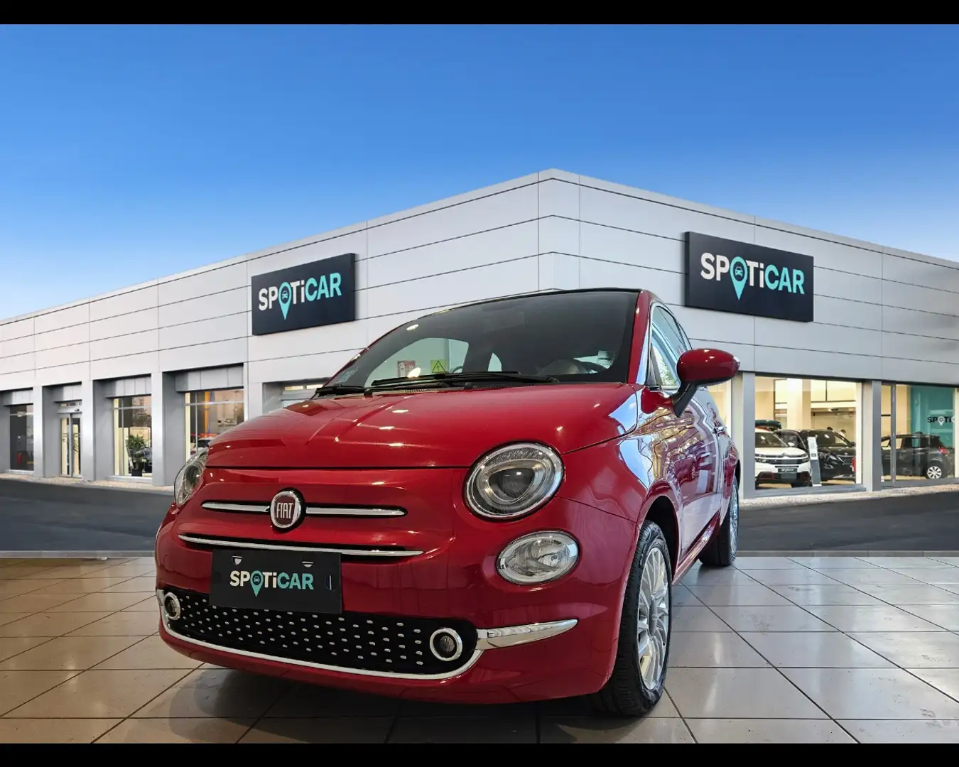 Fiat 500C C 1.0 FireFly Hybrid Rouge - 1