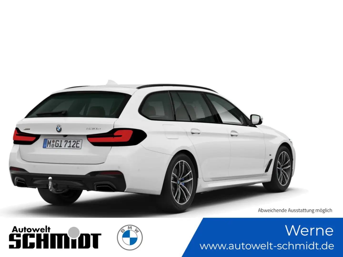 BMW 530 e xDrive Touring M Sport+2Jahre-BPS.-GARANTIE Weiß - 2
