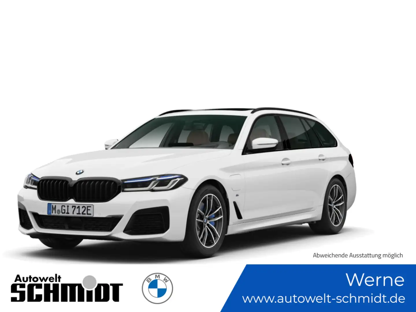 BMW 530 e xDrive Touring M Sport+2Jahre-BPS.-GARANTIE Weiß - 1