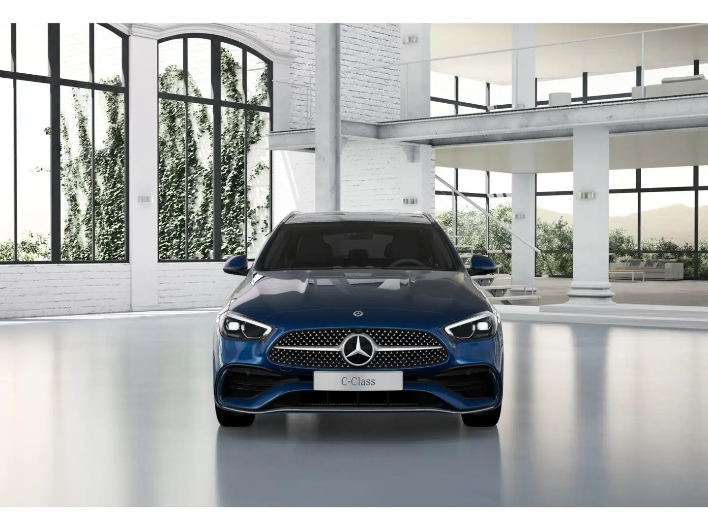 Mercedes-Benz C 300 e T-Modell AMG*PANO*AHK*DISTR*LHZG*360°CAM Azul - 2