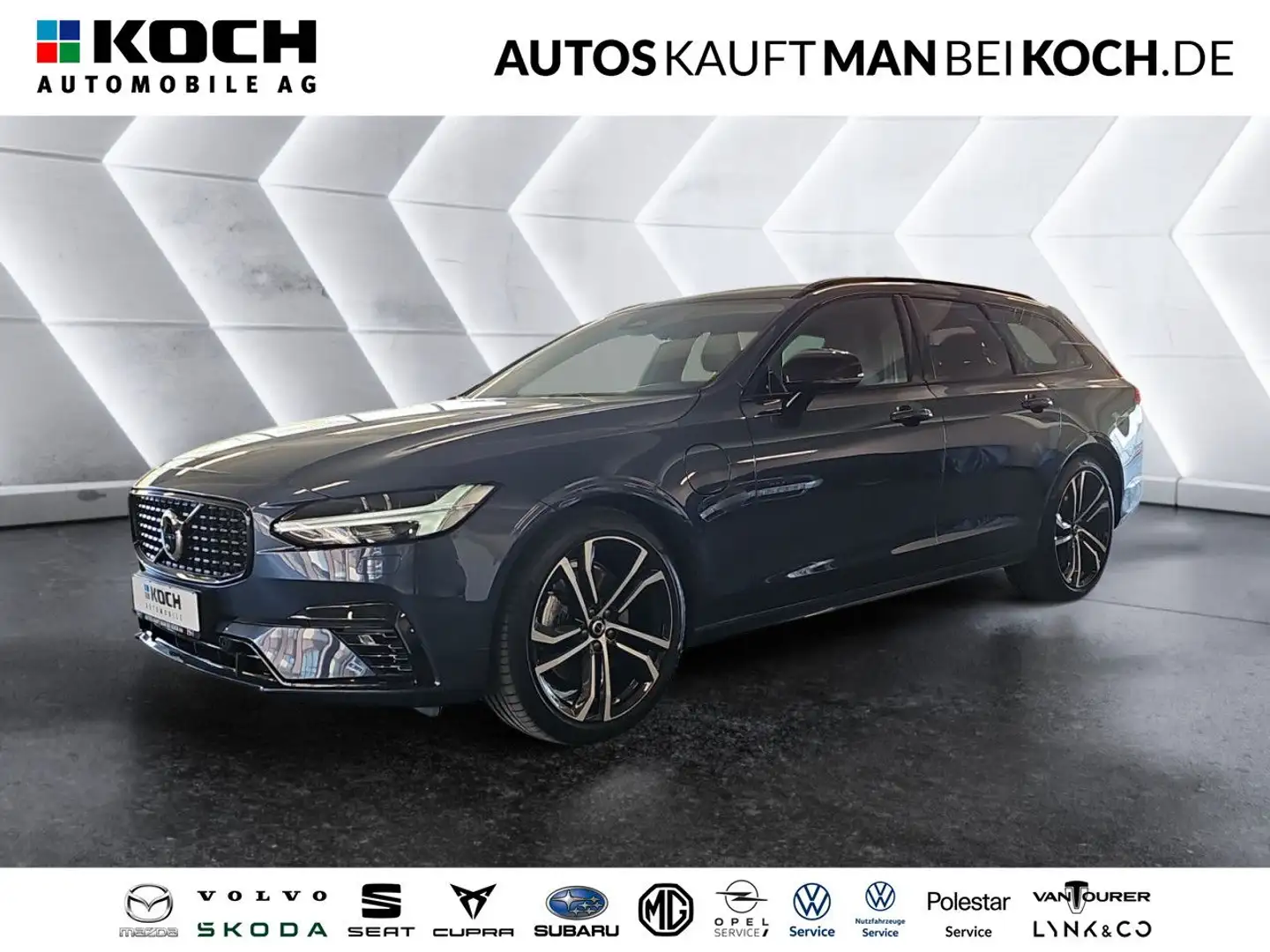 Volvo V90 T6 Recharge Plus Dark Blau - 1