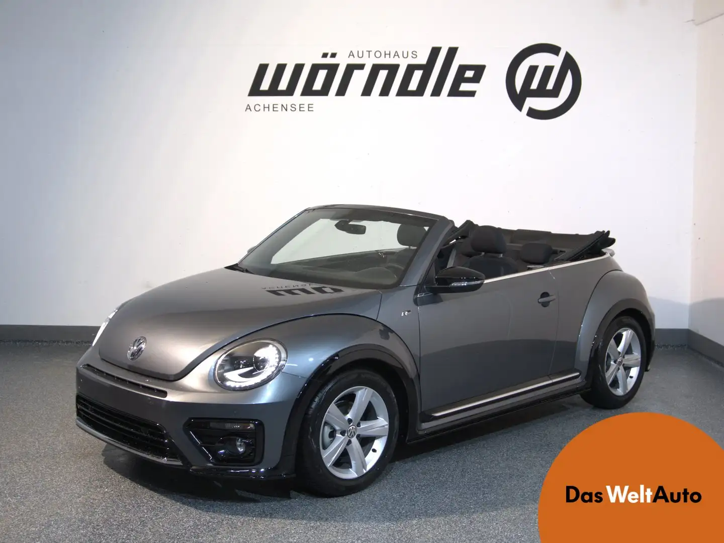 Volkswagen Beetle VW The Beetle Cabriolet Sport A. TDI DSG Gris - 1