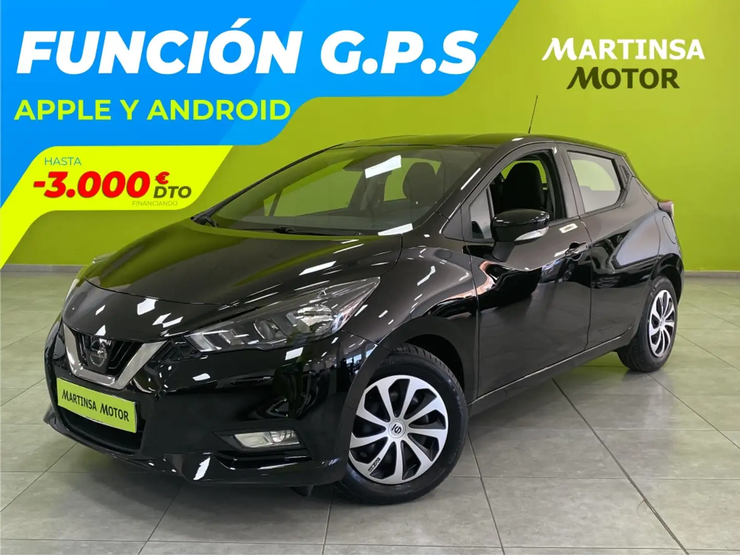 Nissan Micra IG-T Acenta 92 Negro - 1