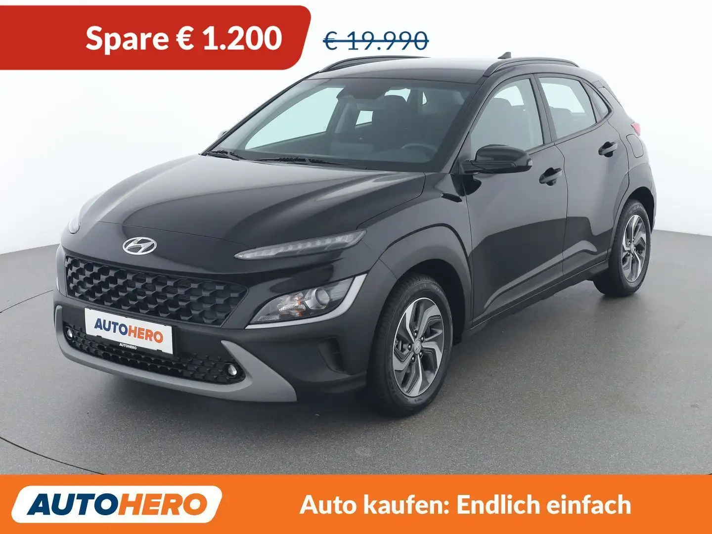 Hyundai KONA 1.6 Hybrid Smart 2WD Schwarz - 1