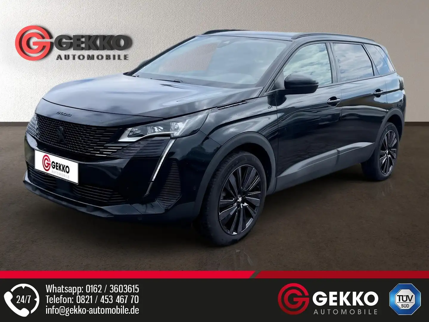 Peugeot 5008 GT PureTech +KAMERA+7-Sitzer+NAVI+APP+LED+Metallic Fekete - 2