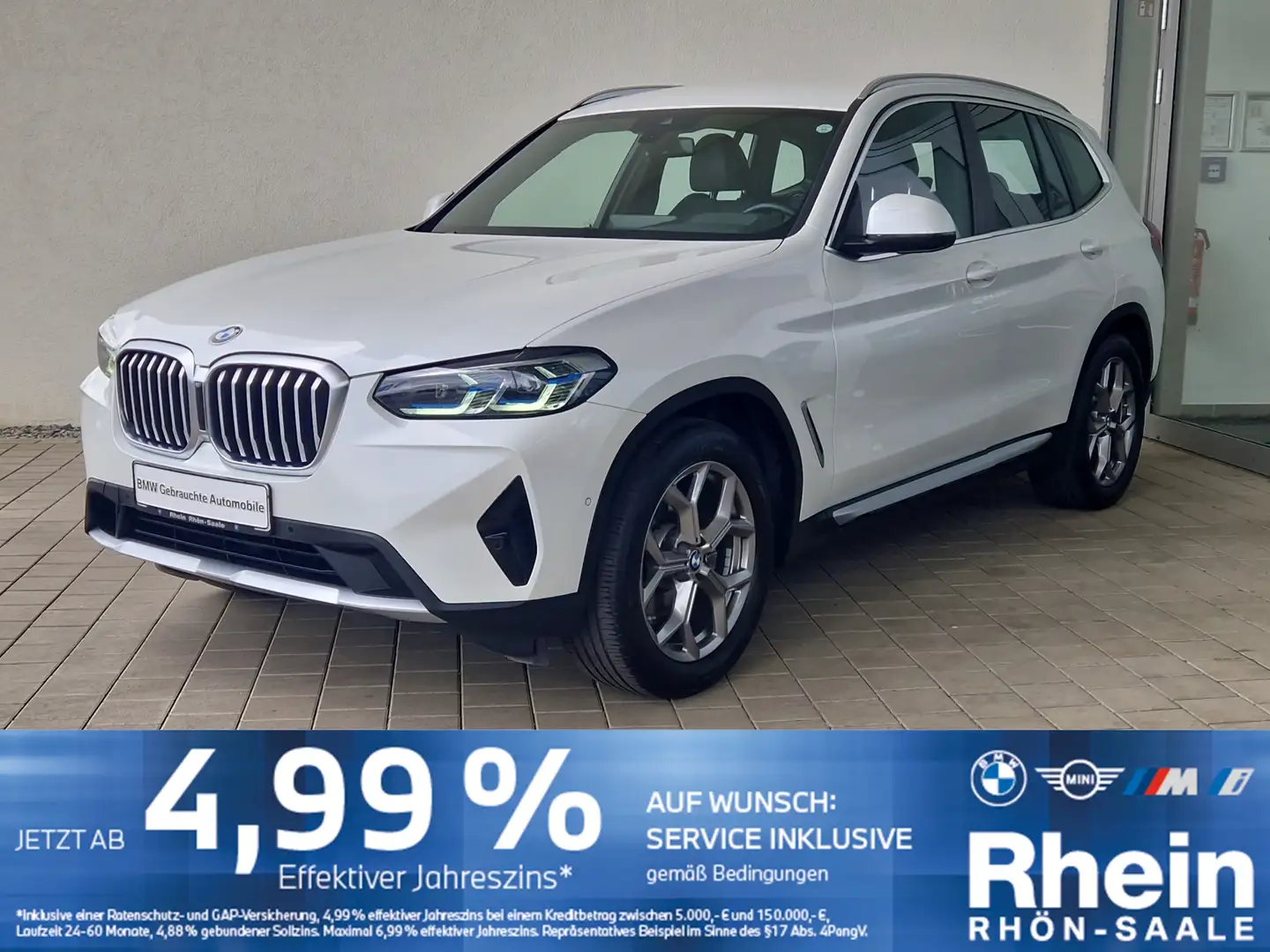 BMW X3 xDrive20d Laser.Navi.AHK.Komfort.ParkA.DriveA Blanco - 1