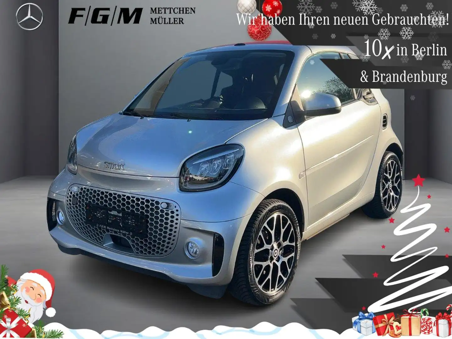 smart forTwo EQ cabrio Sitzhz|Exclusive|Kam|LED Silber - 1