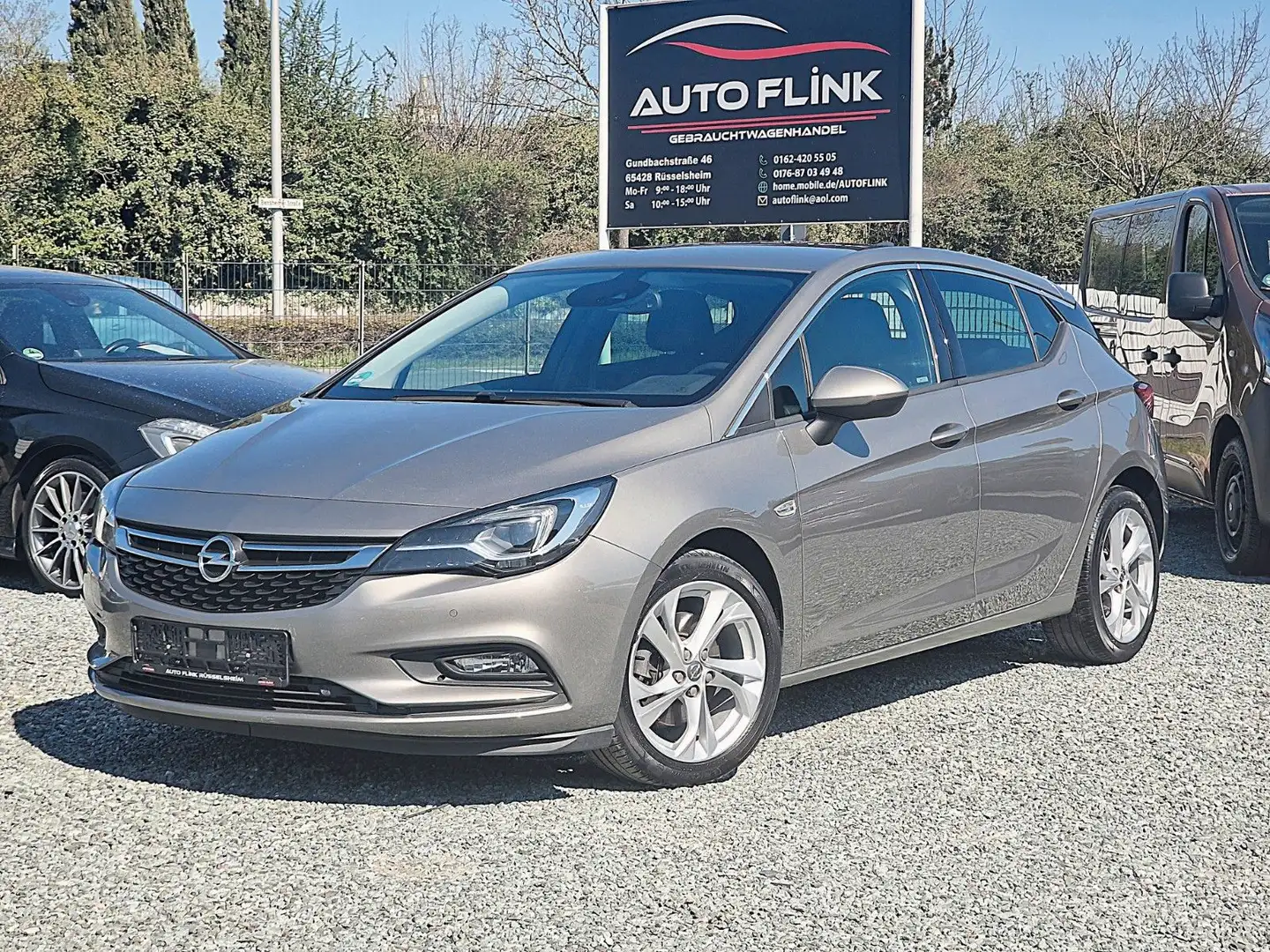 Opel Astra K 160 PS(NAVI/RFK/LED/STEUERKETTE&TÜV NEU) Gris - 1
