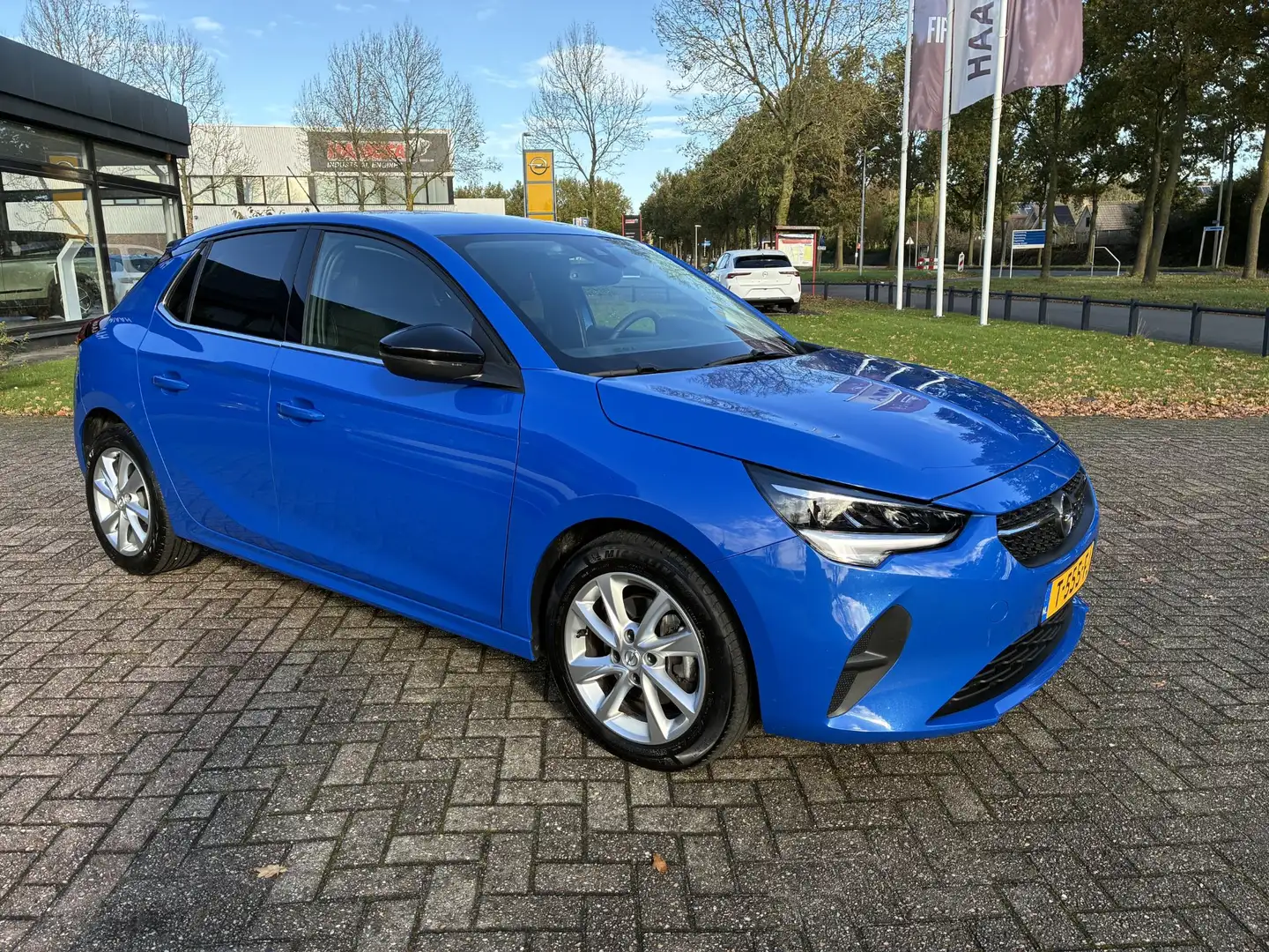 Opel Corsa 1.2 Turbo 100Pk Elegance | Airconditioning | Navig Blauw - 2