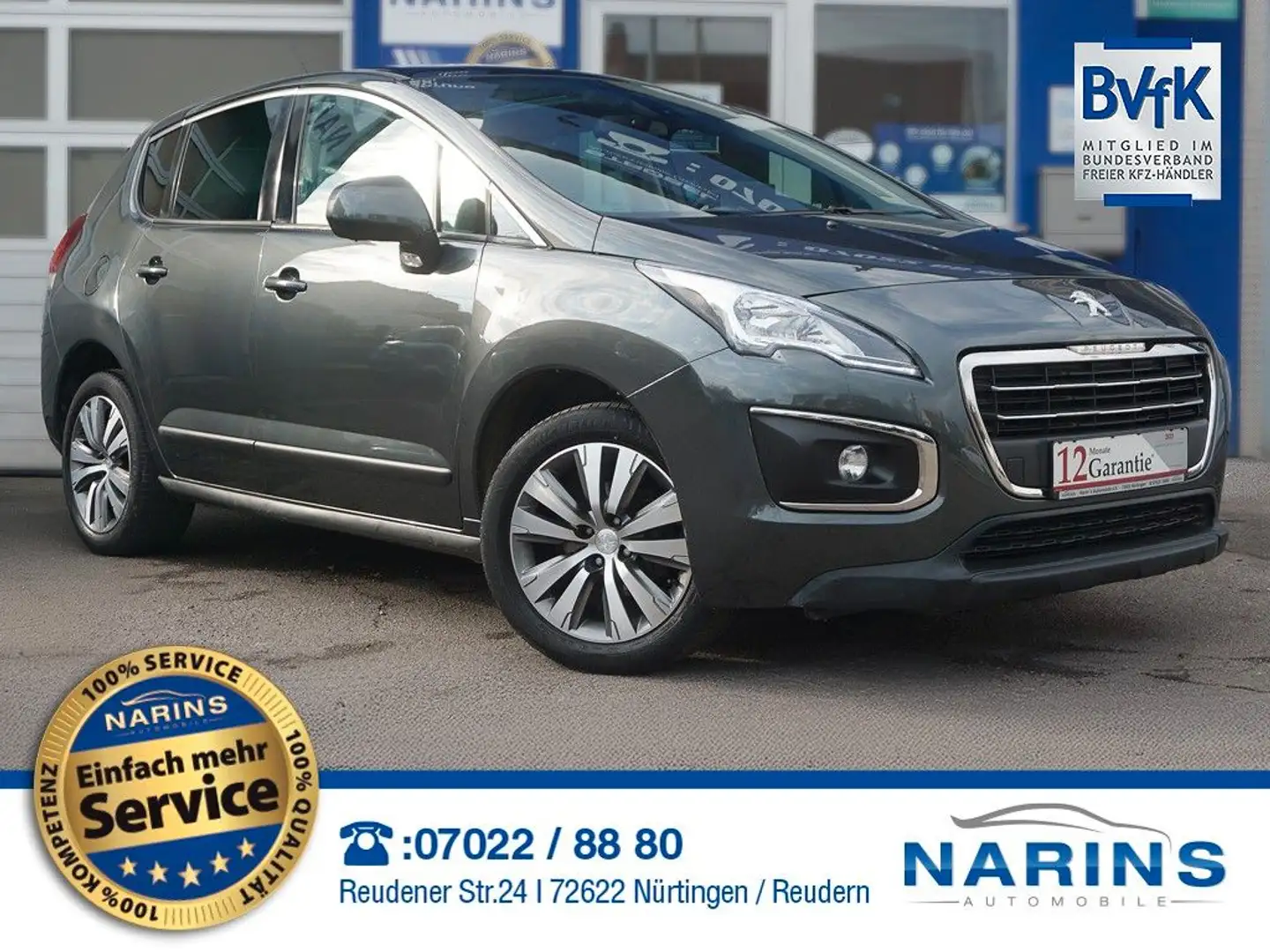 Peugeot 3008 Business-Line Euro6 Navi Sitzheizung PDC - 1