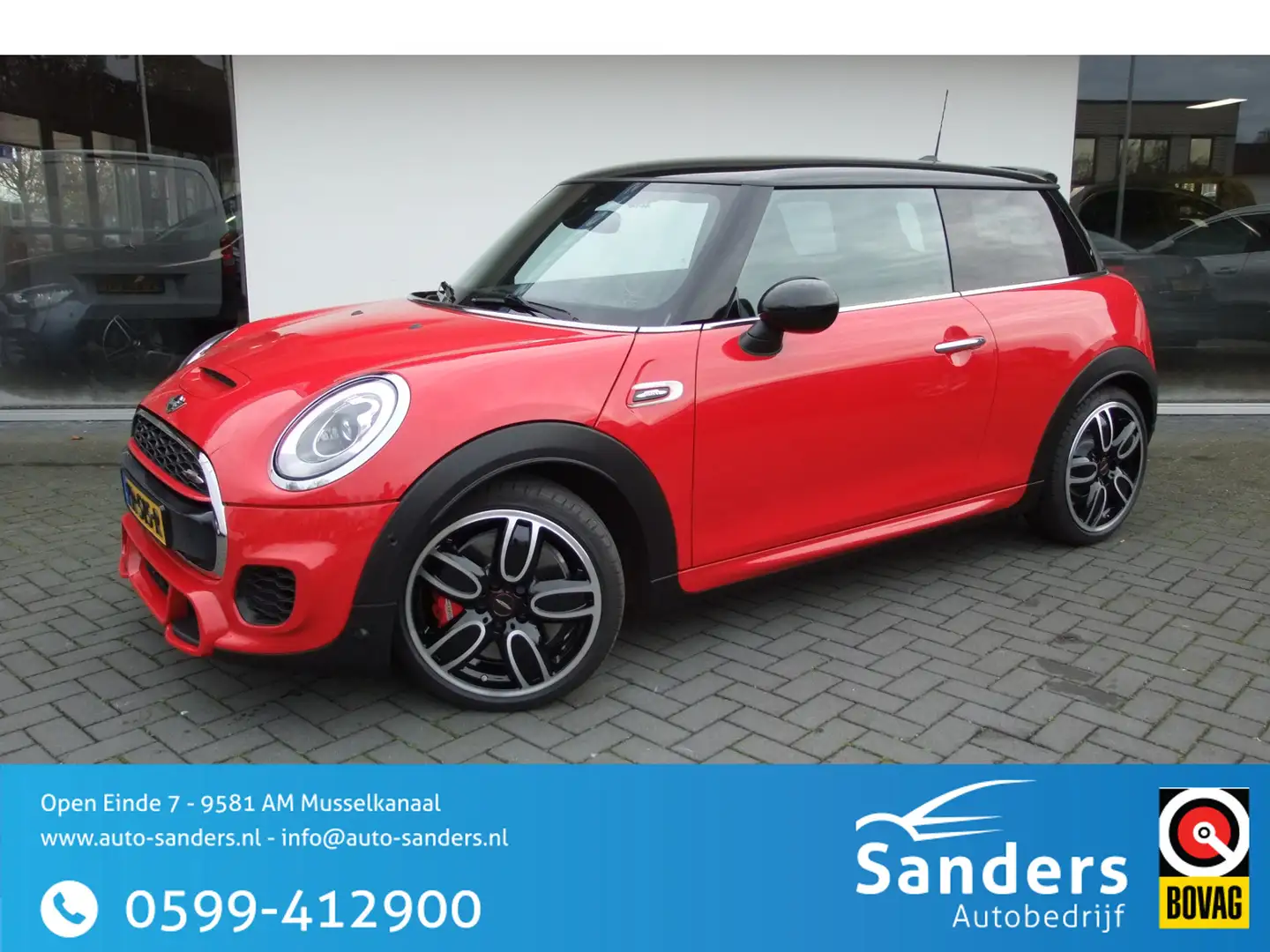 MINI John Cooper Works Mini 2.0 Chili / NL auto/ 18 inch/ Camera/ Stoelve Rojo - 1