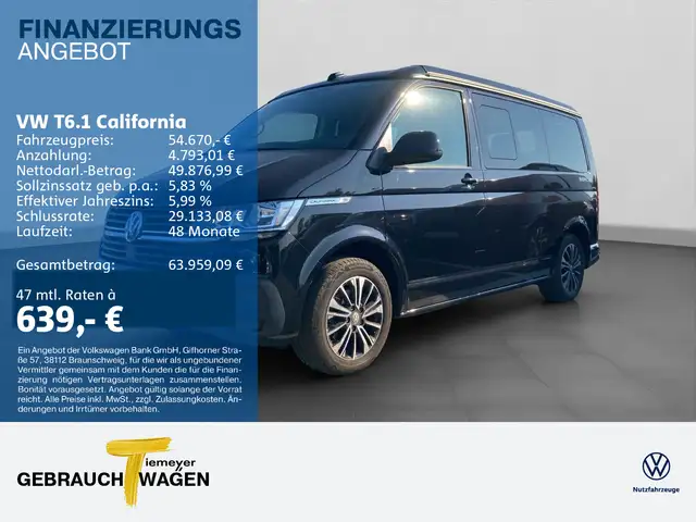 Volkswagen T6.1 California BEACH CAMPER AHK ACC PDC
