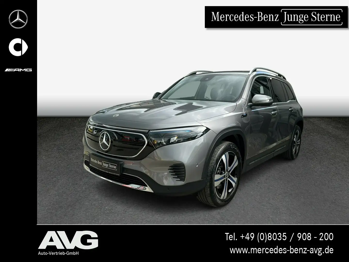 Mercedes-Benz EQB 300 EQB 300 4MATIC Electric Art LED RFK 3. Sitzreihe Gris - 1