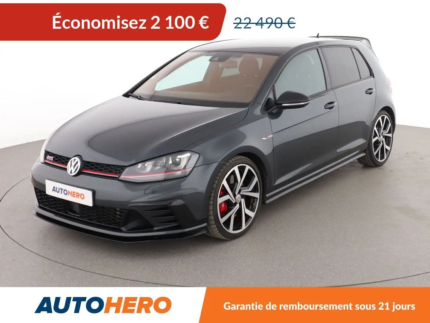 Volkswagen Golf 2.0 TSI BlueMotion Tech GTI Clubsport DSG6 Gris - 1