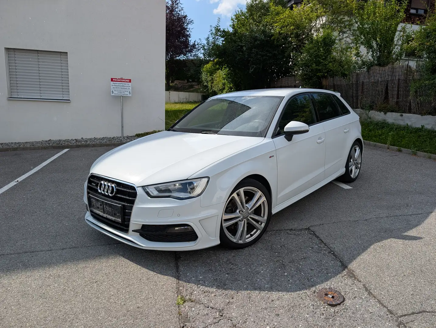 Audi A3 A3 SB 2.0 TDI Sport quattro Weiß - 2