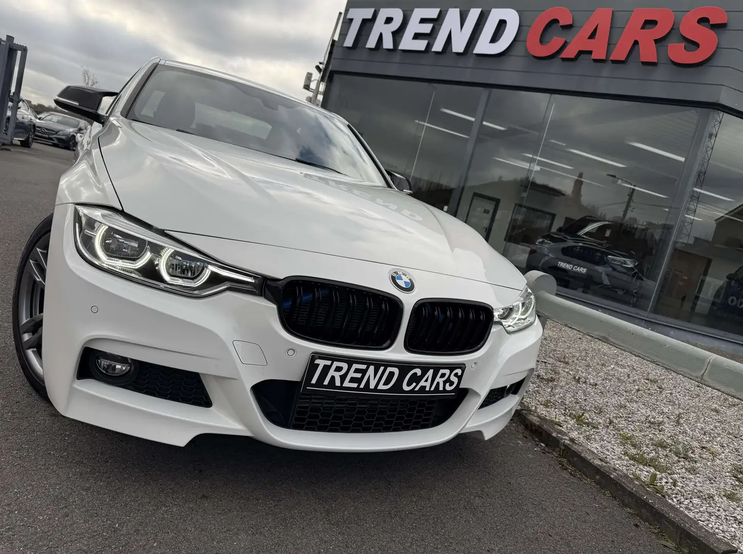 BMW 316 d PACK-M SPORT SHADOWLINE CUIR FULL LED FACELIFT G Blanc - 1